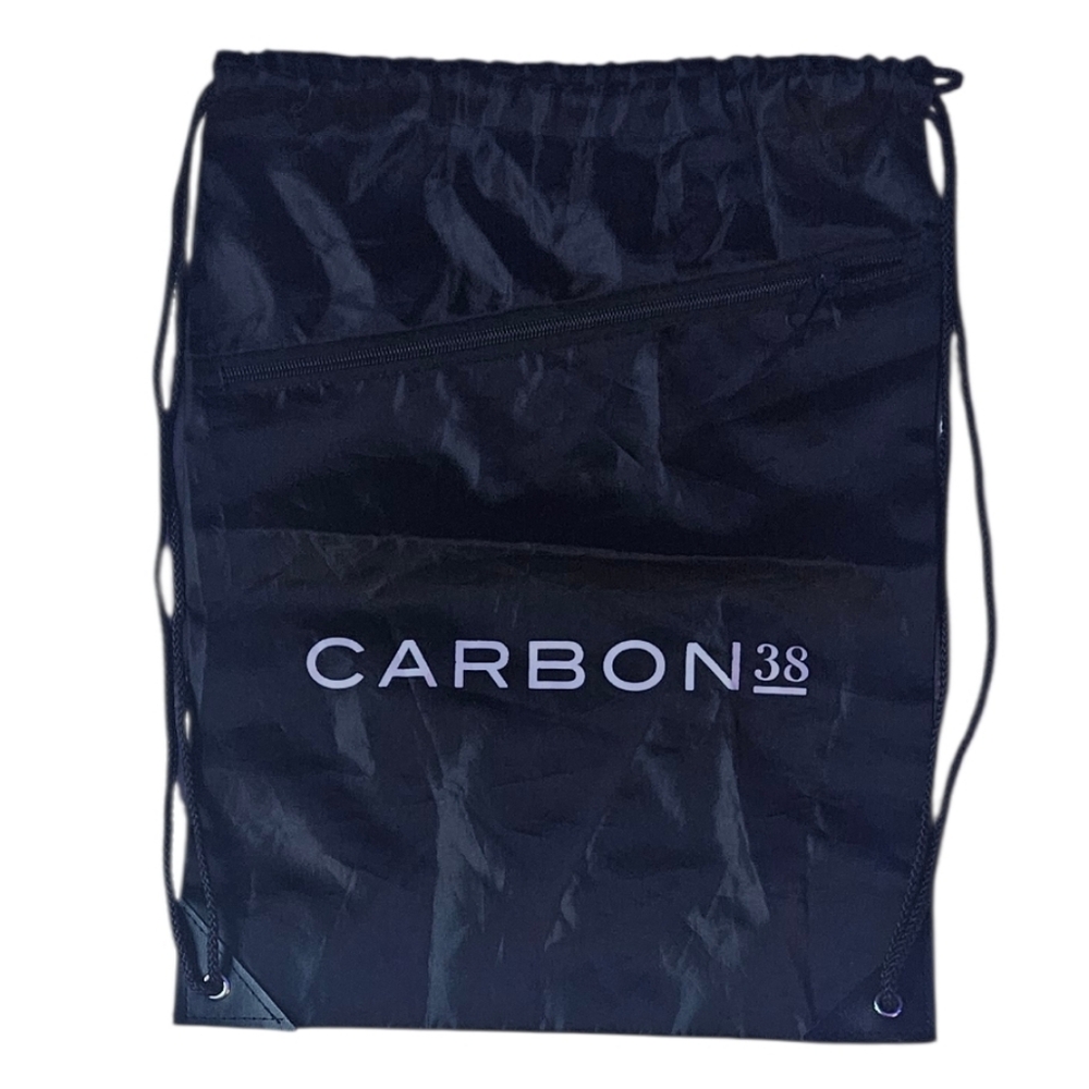 Carbon38 Black Drawstring Bag